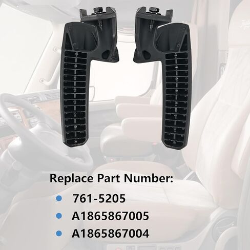 A1865867004 Driver Side & A1865867005 Passenger Side Front Interior Door Handle Fit for Freightliner Cascadia Coronado, Pair in Kuwait