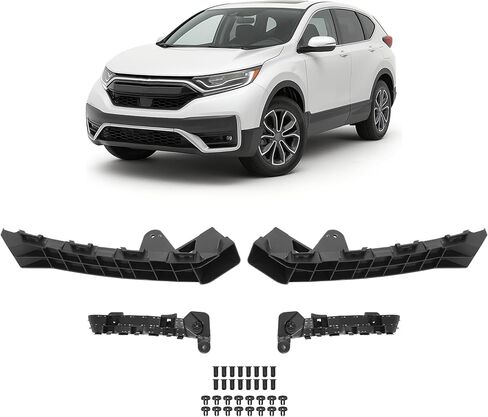 KUAFU Headlight Brackets+Front Bumper Brackets Left&Right Compatible with 2017-2022 Honda CR-V Bumper Mount Support Bracket Plastic(PP+ABS) Replacement for 71193TLAA01 71198TLAA01 HO1042124 HO1043124 in Saudi Arabia