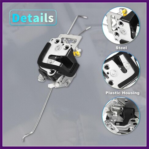 Replacement Front Right Passenger Side Power Door Lock Actuator Motor for Toyota Tacoma 1997-2004 Door Latch Actuator Assembly Replace No.6931004010 Black Premium Fit Design in Kuwait