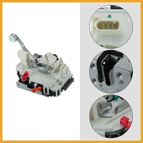 مشغل مزلاج الباب الأمامي الأيسر، قفل الباب، مشغل قفل مركزي مناسب لدودج نيترو 2007-2011 رقم 4589467AA - حزمة من قطعة واحدة بديلة in Kuwait