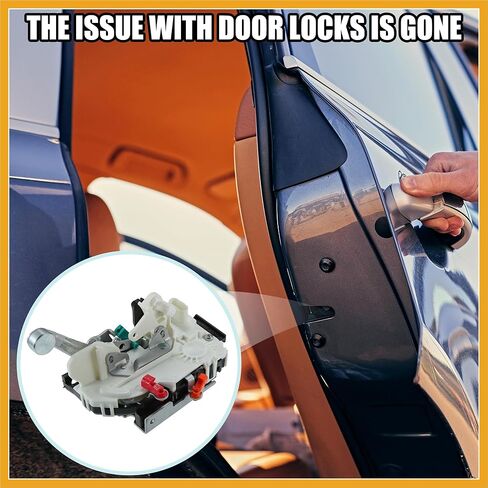 مشغل مزلاج الباب الأمامي الأيسر، قفل الباب، مشغل قفل مركزي مناسب لدودج نيترو 2007-2011 رقم 4589467AA - حزمة من قطعة واحدة بديلة in Kuwait