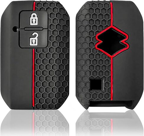 2PCS Key Fob Covers Case Compatible with Suzuki Swift Ignis Jimny XL7 Ertiga 2017 2018 2019 2020 2021 2022 2023 2024 with Silicone 2 Buttons Remote Control Key Shells Protector in Kuwait
