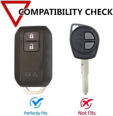 2PCS Key Fob Covers Case Compatible with Suzuki Swift Ignis Jimny XL7 Ertiga 2017 2018 2019 2020 2021 2022 2023 2024 with Silicone 2 Buttons Remote Control Key Shells Protector in Kuwait
