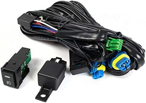 Bumper Driving Fog Lights Lamps Smoke W/Bulb+Wiring Harness For Pathfinder in Saudi Arabia