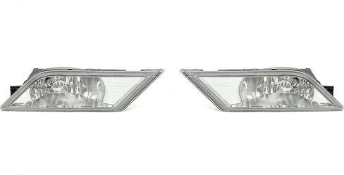 KUAFU Fog Light Compatible with 2011-2013 Honda Odyssey Bumper Driving Fog Lamps W/Bulbs & Wiring Harness & Switch Kit Replacement for HO2593129 HO2592129 Driver & Passenger Side - Clear Lens in Saudi Arabia
