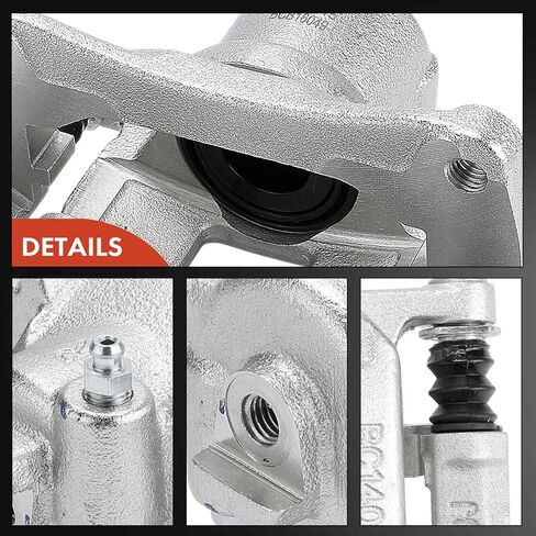 A-Premium Disc Brake Caliper Assembly with Bracket Compatible with Chevrolet & GMC Vehicles - Colorado, Canyon, 2021 2022 - Rear Driver and Passenger Side, 2-PC Set in Saudi Arabia