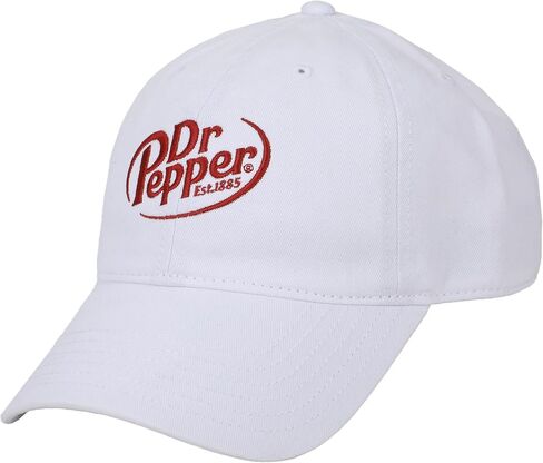 Dr Pepper Logo White Dad Hat in Saudi Arabia