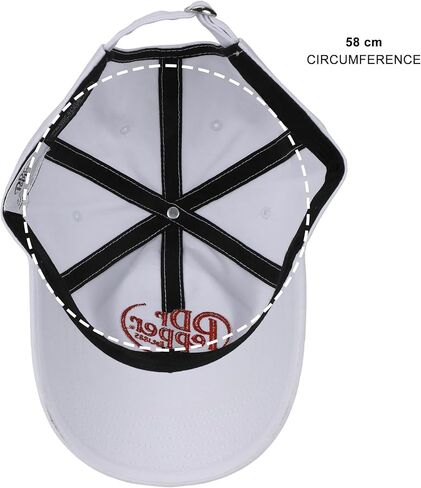 Dr Pepper Logo White Dad Hat in Saudi Arabia