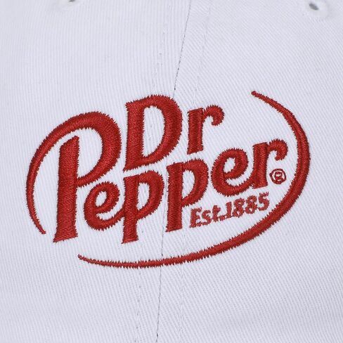 Dr Pepper Logo White Dad Hat in Saudi Arabia