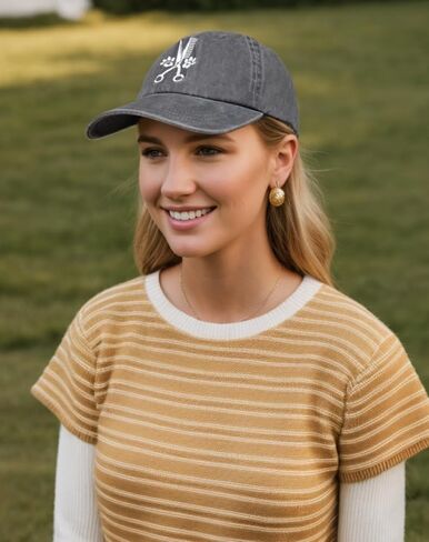InnoBeta Dog Groomer Gifts Baseball Cap for Women & Men Grey in Saudi Arabia