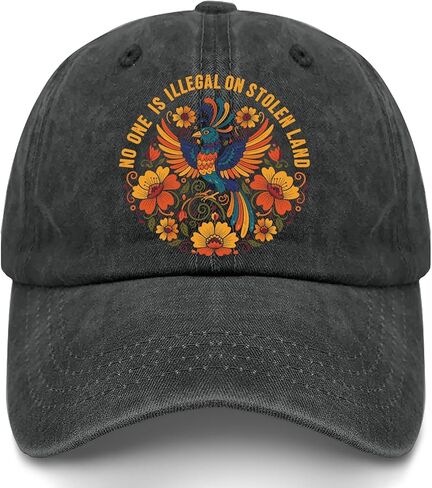 Abolish ICES No Human is Illegal Hat for Womens Fashion Washed Distressed in Saudi Arabia