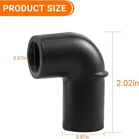 أنبوب خرطوم مطاطي لتصريف مكيف الهواء 4M2Z6A614AA يناسب Ford F-150,2004-2014، يناسب Lincoln Mark VIII:1993-1998، قطع غيار أنبوب تصريف السيارة، استبدال F3LE AA (عبوتان) in Kuwait