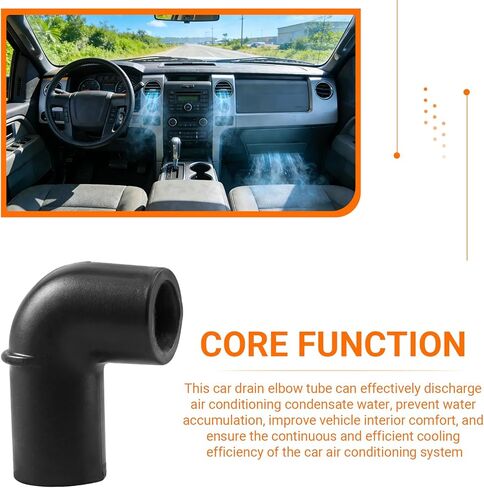أنبوب خرطوم مطاطي لتصريف مكيف الهواء 4M2Z6A614AA يناسب Ford F-150,2004-2014، يناسب Lincoln Mark VIII:1993-1998، قطع غيار أنبوب تصريف السيارة، استبدال F3LE AA (عبوتان) in Kuwait
