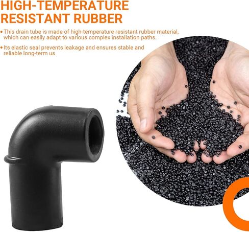أنبوب خرطوم مطاطي لتصريف مكيف الهواء 4M2Z6A614AA يناسب Ford F-150,2004-2014، يناسب Lincoln Mark VIII:1993-1998، قطع غيار أنبوب تصريف السيارة، استبدال F3LE AA (عبوتان) in Kuwait
