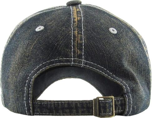 Fashion Vintage Distressed Washed Assorted Baseball Cap Dad Hat Adjustable Unisex in Saudi Arabia