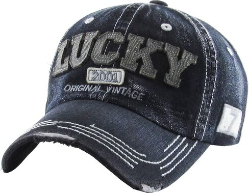Fashion Vintage Distressed Washed Assorted Baseball Cap Dad Hat Adjustable Unisex in Saudi Arabia