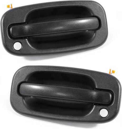 Exterior Door Handle Front Left & Right Pair Compatible with 1999-2007 Chevy Silverado Suburban Tahoe Avalanche GMC Sierra Yukon Cadillac Escalade,Replace 15034985,15034986 in Kuwait