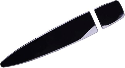 Black Exterior Door Handle Cover Trim 2 Holes Set Compatible for Nissan Sentra Sedan 2013-2019 in Kuwait