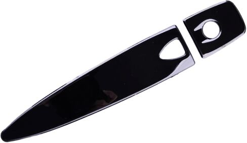 Black Exterior Door Handle Cover Trim 2 Holes Set Compatible for Nissan Sentra Sedan 2013-2019 in Kuwait