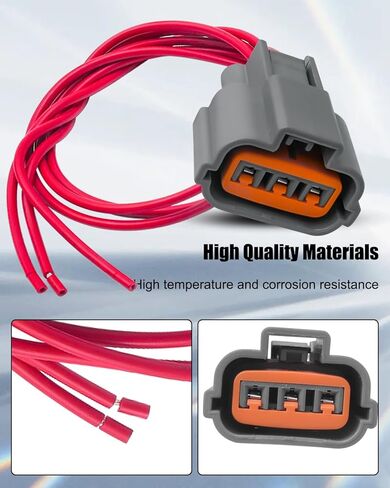 Turn Signal Light Connector Fit for Hyundai Elantra 2019 2020, 3-Pin Wiring Harness Connector Pigtail Plug in Saudi Arabia