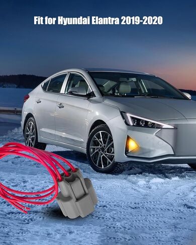 Turn Signal Light Connector Fit for Hyundai Elantra 2019 2020, 3-Pin Wiring Harness Connector Pigtail Plug in Saudi Arabia