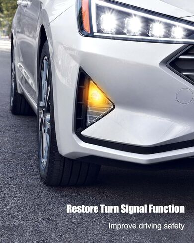 Turn Signal Light Connector Fit for Hyundai Elantra 2019 2020, 3-Pin Wiring Harness Connector Pigtail Plug in Saudi Arabia