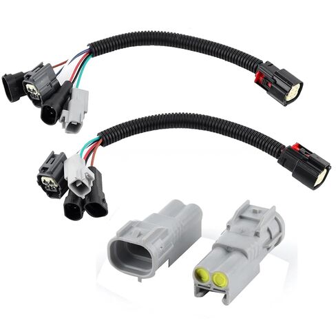 2 Pcs Headlight Conversion Pigtail Connectors Wiring, Headlight Wiring Harness Adapters Fit for Toyota Tacoma 2016-2020, Left and Right Plug and Play Adapters in Kuwait