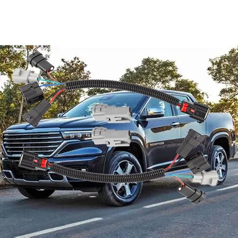 2 Pcs Headlight Conversion Pigtail Connectors Wiring, Headlight Wiring Harness Adapters Fit for Toyota Tacoma 2016-2020, Left and Right Plug and Play Adapters in Kuwait