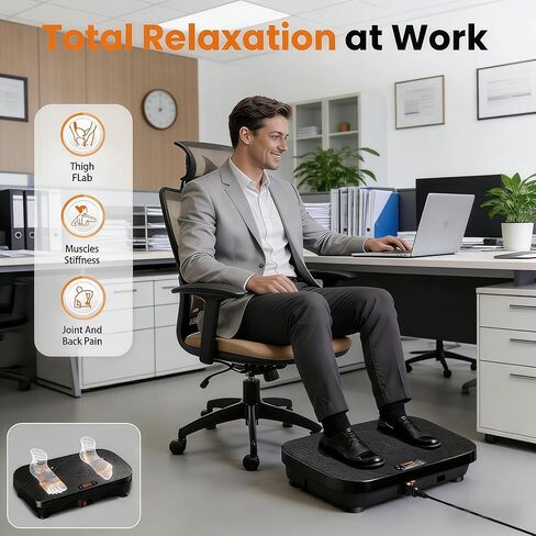 آلة تمرين لوحة الاهتزاز، منصة اهتزاز محمولة لكامل الجسم من PBYRD للتصريف اللمفاوي، 9 أوضاع تلقائية محددة مسبقًا، لوحة اللياقة البدنية لتشكيل فقدان الوزن، مع أشرطة مقاومة، 99 مستوى in Kuwait