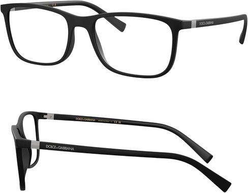 DOLCE & GABBANA DG5027 Pillow Shape Lettering Logo Acetate Eyeglasses with Luxury Eyewear Kit in Kuwait