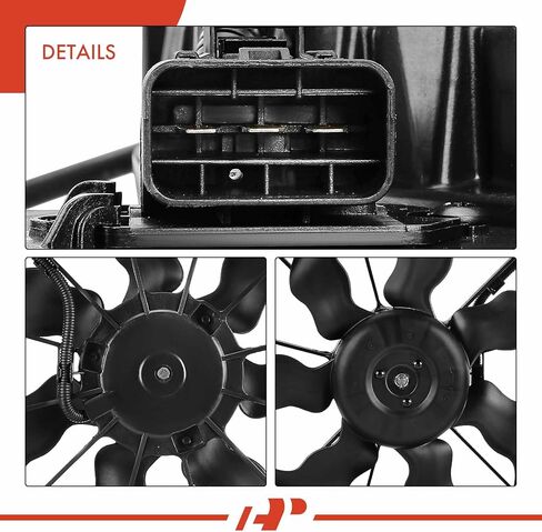 A-Premium Engine Radiator Cooling Fan Assembly Compatible with Select Hyundai Models - Elantra 2021 2022 2023 - Replace# 25380AA000, 25380AA050 in Saudi Arabia