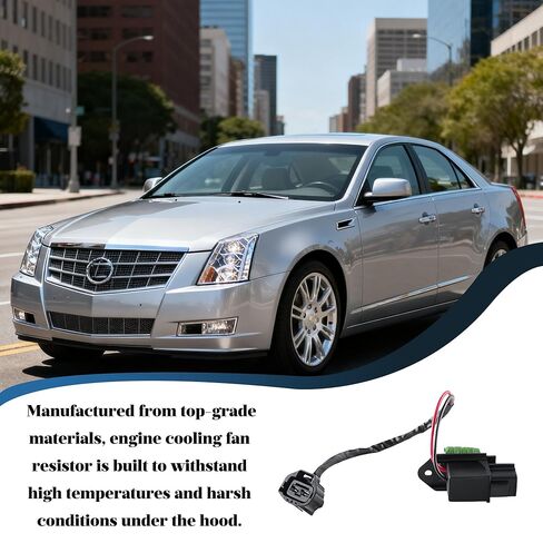 5881844 مقاوم مروحة تبريد المحرك متوافق مع كاديلاك CTS 2009-2014 كاديلاك SRX 2009 كاديلاك STS 2009-2011 قطع غيار السيارات المقاوم لمروحة المبرد in Kuwait