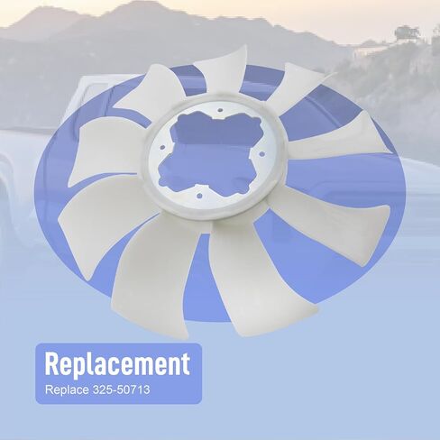Radiator Engine Cooling Fan Blade Fit for Toyota Tacoma 3.5L 2016-2023 Replace 325-50713 in Kuwait
