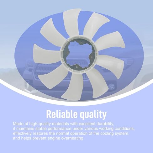 Radiator Engine Cooling Fan Blade Fit for Toyota Tacoma 3.5L 2016-2023 Replace 325-50713 in Kuwait