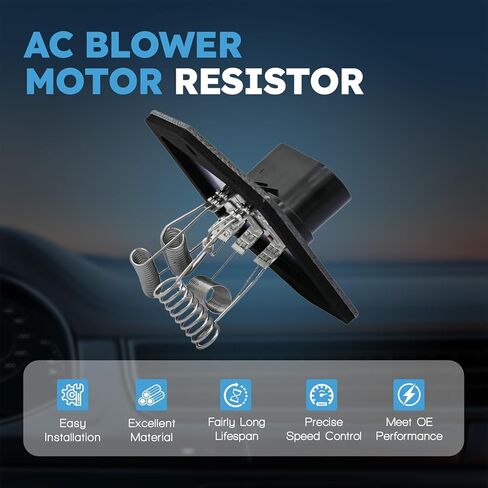 HVAC Blower Motor Resistor with Wire Harness Compatible with GMC C1500 C2500 C3500 K1500 K2500 K3500 Yukon Fit for Chevy Silverado 1500 Tahoe C1500 C2500 C3500 K1500 K2500 K3500# 15024815 in Kuwait