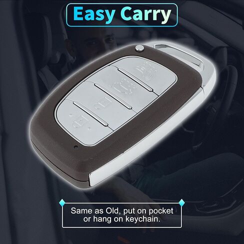 X AUTOHAUX TQ8-FOB-4F11 433 MHz استبدال دخول بدون مفتاح مفتاح ذكي عن بعد فوب لشركة Hyundai Tucson 2018 2019 2020 2021 No.95440-D3510 4 أزرار in Kuwait