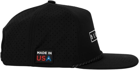 قبعة BlueChew Performance Weekender Snapback، زخرفة سوداء وسوداء in Saudi Arabia