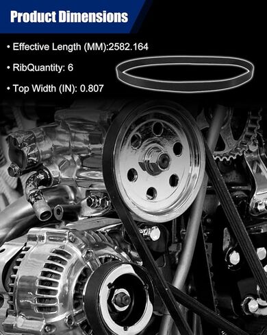 Serpentine Drive Belt Fit for Nissan Altima Pathfinder 2013-2018 Murano Maxima 2016-2020 Quest 2014-2017 Fit for Infiniti QX60 2014-2020 JX35 BMW 750iL 850Ci, Replace 7PK1041 K070407 in Saudi Arabia