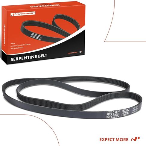 A-Premium 88.58 Inch Engine Serpentine Drive Belt Compatible with Ford F-59 Commercial Stripped Chassis 2011-2015, F-650 2012-2013/2015 & Mazda 6 2006-2008, MX-5 Miata & Lexus SC430 in Saudi Arabia