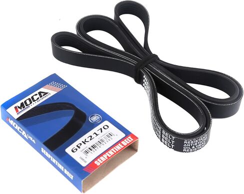 MOCA 6PK2170 EPDM Serpentine Belt fits 1997-2008 for Ford Ranger Explorer for Mercury Taurus for Mazda MX-5 in Saudi Arabia