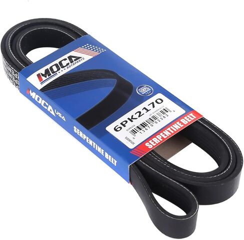 MOCA 6PK2170 EPDM Serpentine Belt fits 1997-2008 for Ford Ranger Explorer for Mercury Taurus for Mazda MX-5 in Saudi Arabia