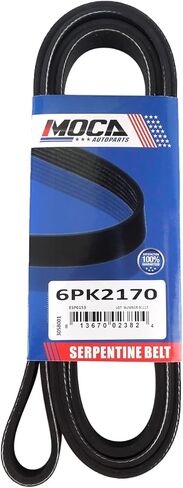 MOCA 6PK2170 EPDM Serpentine Belt fits 1997-2008 for Ford Ranger Explorer for Mercury Taurus for Mazda MX-5 in Saudi Arabia