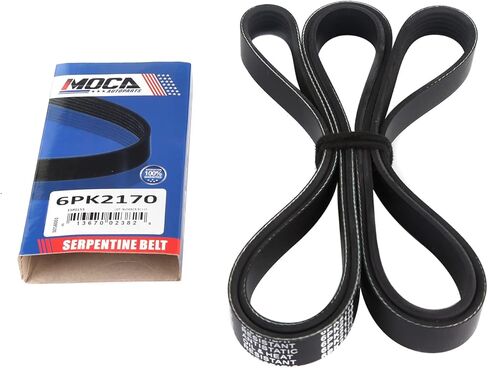 MOCA 6PK2170 EPDM Serpentine Belt fits 1997-2008 for Ford Ranger Explorer for Mercury Taurus for Mazda MX-5 in Saudi Arabia