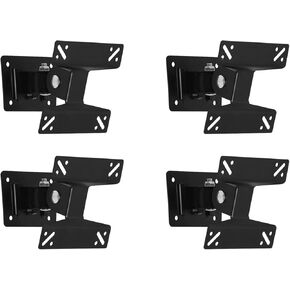 حامل تثبيت على الحائط عالمي قابل للتعديل 4X لشاشات LCD LED مقاس 15-27 بوصة، ودعامة تلفزيون قابلة للسحب، وحامل حائط قابل لضبط الارتفاع لتجربة مشاهدة مثالية in Kuwait