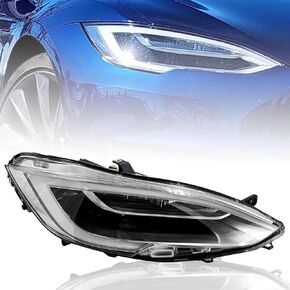 105357100F Right LED Headlight w/AFS Compatible with Tesla Model S 2016-2021 Passenger Side Adaptive Headlamp Replace 1053571-00-F in Kuwait