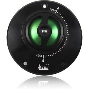 Arashi CNC Keyless Fuel Tank Gas Cap Cover for Kawasaki Ninja ZX10R, ZX1400, ZX14R, ZZR1400, ZX6R ZX636, ZX6RR, ZX9R, ZZR1200, ZZR600, ER400 ER4N, VERSY.S 650, VERSY.S 1000 Green in Kuwait
