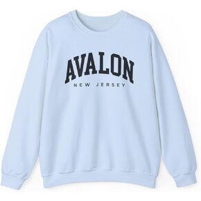 Avalon New Jersey Adult Unisex Crewneck Sweatshirt in Kuwait