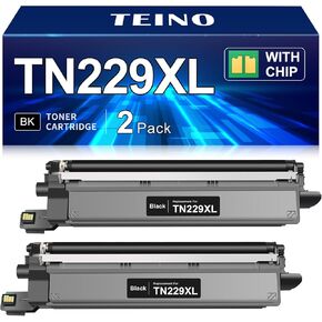TEINO Compatible TN229XL Black Toner Cartridges Replacement for Brother TN229XL TN229 TN229XLBK TN 229 TN 229XL Toner for MFC-L3720CDW MFC-L3780CDW HL-L3220CDW HL-L3280CDW HL-L3300CDW Printer (2 Pack) in Kuwait