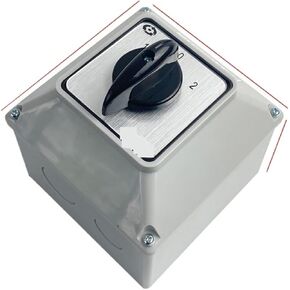 LW26-32 YMW26-32/2M Changeover Cam Rotaris Switch 32A 2 Poles With Waterproof Box IP65 Select Interruptor Silver Contact(102) in Kuwait