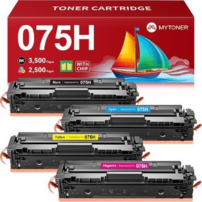 MYTONER 075H Toner Cartridge Set Compatible Replacement for Canon 075 075H High Capacity Toner Cartridge for imageCLASS MF665Cdw MF663Cdw MF662Cdw LBP647Cdw LBP646Cdw MF660C LBP640C Printer (4 Pack) in Kuwait
